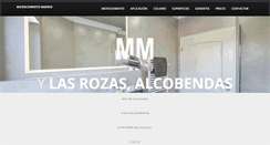 Desktop Screenshot of microcemento-madrid.es